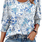 ⏰Limited Time Sale 50% OFF🏖️Women Dressy Casual 3/4 Length Sleeve Blouses with Smocked Cuffs