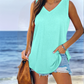 🎁Hot Sale 49% OFF⏳All-match V-Neck Solid Color Vest