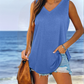 🎁Hot Sale 49% OFF⏳All-match V-Neck Solid Color Vest
