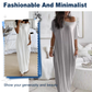 🔥Last Day 50% Discount💃Women's Summer Casual Loose Solid Color Short-Sleeve Long Dress