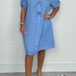 💝2024 New Plus Size Button Up Tunic Dress