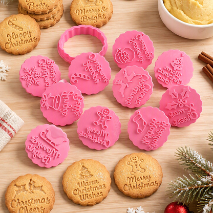 🎁Early Christmas Hot Sale 50% OFF🎅Christmas Cookie Cutter Mold Set 🍪