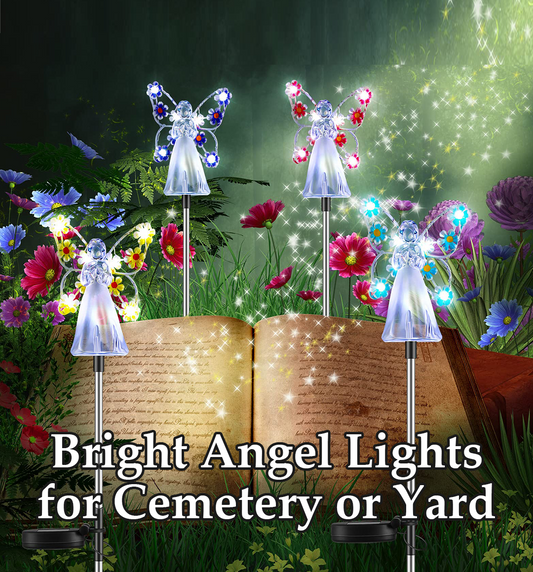 🎁Early Xmas Sales - 49% OFF👼Waterproof Solar Angel Light