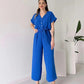 🎉 Last Day Promotion-49% OFF 💖Women's V-Neck Short Sleeve Casual Jumpsuit
