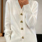 🌸Women's Casual Winter Plain Yarn Buttoned Cardigan