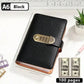 🥳LAST DAY SPECIAL PRICE ￡8.99💞A6 PU Leather Currency Collectors Album With Password Lock, 100 Transparent Pockets Banknote Binder, Durable Bank Note Collection Book for Paper Money Collecting & Gift🎁