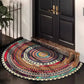 💖Boho Style Semicircular Door Mat - Non Slip Soft Floor Carpet