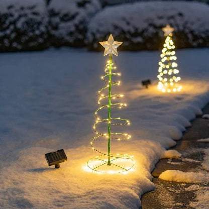 🎄Solar Metal LED Christmas Tree Decoration String Lights