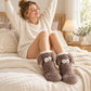 🏆LAST DAY BUY 1 GET 1 FREE💕Women's Cute Fluffy Monster Slipper Socks, Thick Fleece Lined Anti-Slip Winter Indoor Floor Socks🧦