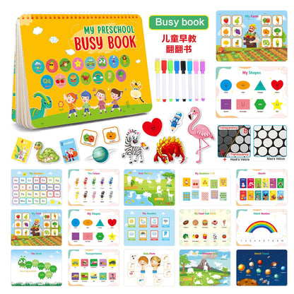 🎅Early Christmas - 49% OFF🎄Preschool Educational Busy Book for Toddlers