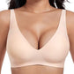 🏆 Hot Sale - 60% OFF 💕 Jelly Wireless Womens Comfortable Wireless Bras∣Push Up Bralettes∣Seamless Tshirts Bras∣Deep V