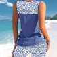 ⏰LAST DAY 60% OFF👙🌊Women's Tummy Control Tankini Set with Built-In Bra – Flattering Boho Swimwear with Shorts🔥