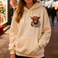 🐮 Hot Sale 50% OFF!!🎁Cute Highland Cow Print Fleece Lined Hooded Sweatshirt 🧥 Warm Cozy Winter Hoodie