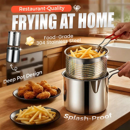 🔥Hot Sale 50%OFF🔥304 Stainless Steel Multifuntional Fryer✨