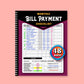 📝Bill Payment Management Book💸