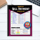 📝Bill Payment Management Book💸