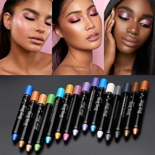 🔥 15 Color Highlighter Eyeshadow Pencil