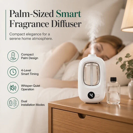 🥇 LAST DAY SALE 50% OFF !! 🌿 Smart Automatic Fragrance Diffuser For Home, Wall-Mountable Air Freshener