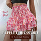 🎉 Last Day Promotion-50% OFF 💕Lightweight Slimming Floral Ruffle Tiered Skirt✨