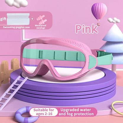 💥2025 New Arrival 50% OFF🎉HD children's large frame waterproof and anti-fog swimming goggles