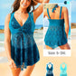 ✨Summer Hot Sale 🔥Women's V-Neck Lace Swimdress ＆ Boyshorts Two-Piece Set