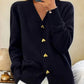 🌸Women's Casual Winter Plain Yarn Buttoned Cardigan