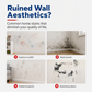 ⏳LAST DAY SALE 50% OFF !! 🧱 Wall Repair Paste with Built-in Roller, Waterproof White Wall Filler for Dents & Stains 🖌️