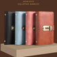 🥳LAST DAY SPECIAL PRICE ￡8.99💞A6 PU Leather Currency Collectors Album With Password Lock, 100 Transparent Pockets Banknote Binder, Durable Bank Note Collection Book for Paper Money Collecting & Gift🎁