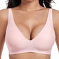 🏆 Hot Sale - 60% OFF 💕 Jelly Wireless Womens Comfortable Wireless Bras∣Push Up Bralettes∣Seamless Tshirts Bras∣Deep V