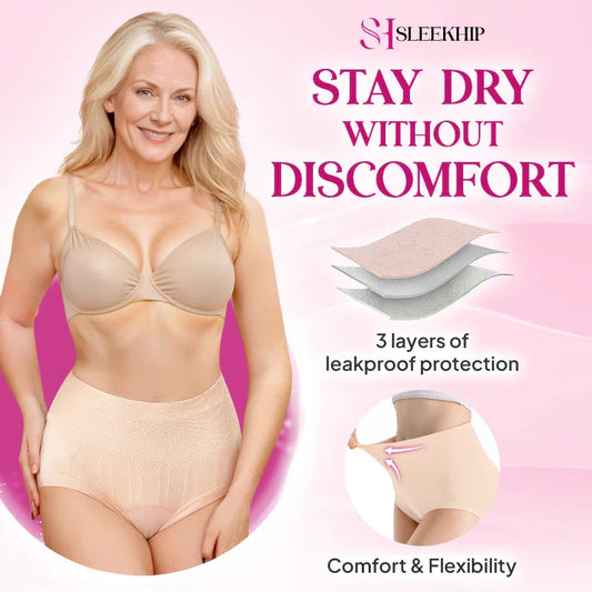 💞CLEARANCE SALE 70% OFF- Leakproof High-Waist Tummy-Control Butt-Lifting Panties💝Buy 1 Get 3 Packs (3 Pcs)