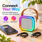 ⏳LAST DAY SALE ONLY ￡10.99!!✨🎵Mini Kids Karaoke Machine with Wireless Mics, Portable Bluetooth Speaker & RGB Dancing Lights, Fun Home Party Toy for Children🎤