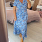 💃Hot Sale 50% OFF🔥 Floral Print V-neck Dress