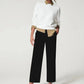 🍃2025 HOT SALE🎁Spring Stretch Twill Cropped Wide Leg Pants👖