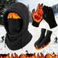 🎉 This Week's Special Sales - 60% OFF ✨ ❄️ Balaclava Hood Set, Winter Face Cover with Touchscreen Gloves & Warm Socks ❄️