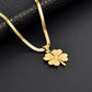 ✨Best Gift📿Gold Plated Lucky Clover Necklace🍀