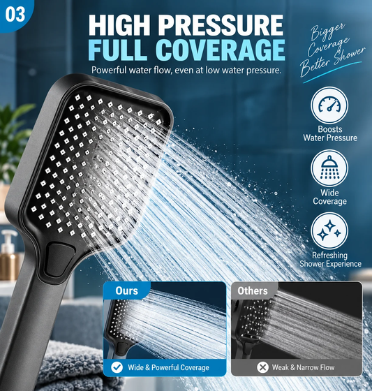 ⏰LAST DAY SALE 60% OFF 🚿 Premium 4-Mode High Pressure Shower Head