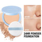 💙LAST DAY Buy 1 Get 1 Free(Total 2 PCS)💙Matte Perfection Pressed Powder Foundation, Oil Control Long Lasting Face Setting Powder, Buildable Coverage Compact Powder