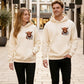 🐮 Hot Sale 50% OFF!!🎁Cute Highland Cow Print Fleece Lined Hooded Sweatshirt 🧥 Warm Cozy Winter Hoodie
