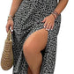 💞Summer Hot Sale 49% OFF 💗Plus-size Short Sleeve Split Floral Print Dress