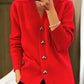 🌸Women's Casual Winter Plain Yarn Buttoned Cardigan