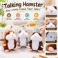 🎁Christmas Hot Sale 50% OFF🎅Talking Hamster Plush – repeats whatever you say, auto head-shaking, hilarious fun for kids & adults🐹
