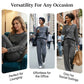 🔥LAST DAY 60% OFF✨Crew Neck Drawstring 2‑Piece Loungewear Set 👚 Soft Matching Top & Pants