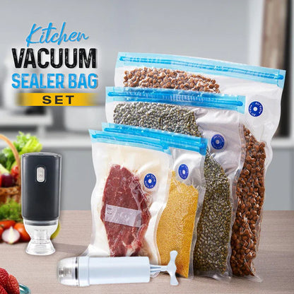 🎁Hot Sale 49% OFF⏳Kitchen Vacuum Sealer Bag Set