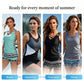 ⏰LAST DAY 60% OFF👙🌊Women's Tummy Control Tankini Set with Built-In Bra – Flattering Boho Swimwear with Shorts🔥