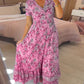 💃Hot Sale 50% OFF🔥 Floral Print V-neck Dress
