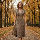👗New Arrival 60% OFF!🥰Women's V-Neck Leopard Print Dress