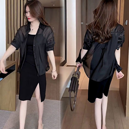 🎁Hot Sale 49% OFF🔥Summer Sunscreen Chiffon Shirt