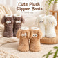 🏆LAST DAY BUY 1 GET 1 FREE💕Women's Cute Fluffy Monster Slipper Socks, Thick Fleece Lined Anti-Slip Winter Indoor Floor Socks🧦