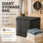 🔥Hot Sale 50% OFF🔥Giant Foldable Storage Bag with Lid, Large Capacity Fabric Organizer Bin for Clothes Bedding Blankets 🏠