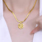 ✨Best Gift📿Gold Plated Lucky Clover Necklace🍀